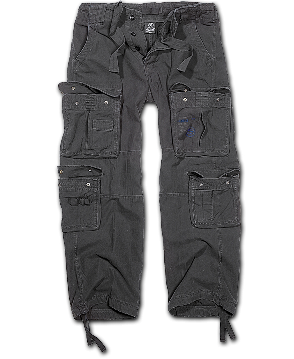 Kalhoty Brandit Pure Vintage - černé, 4XL