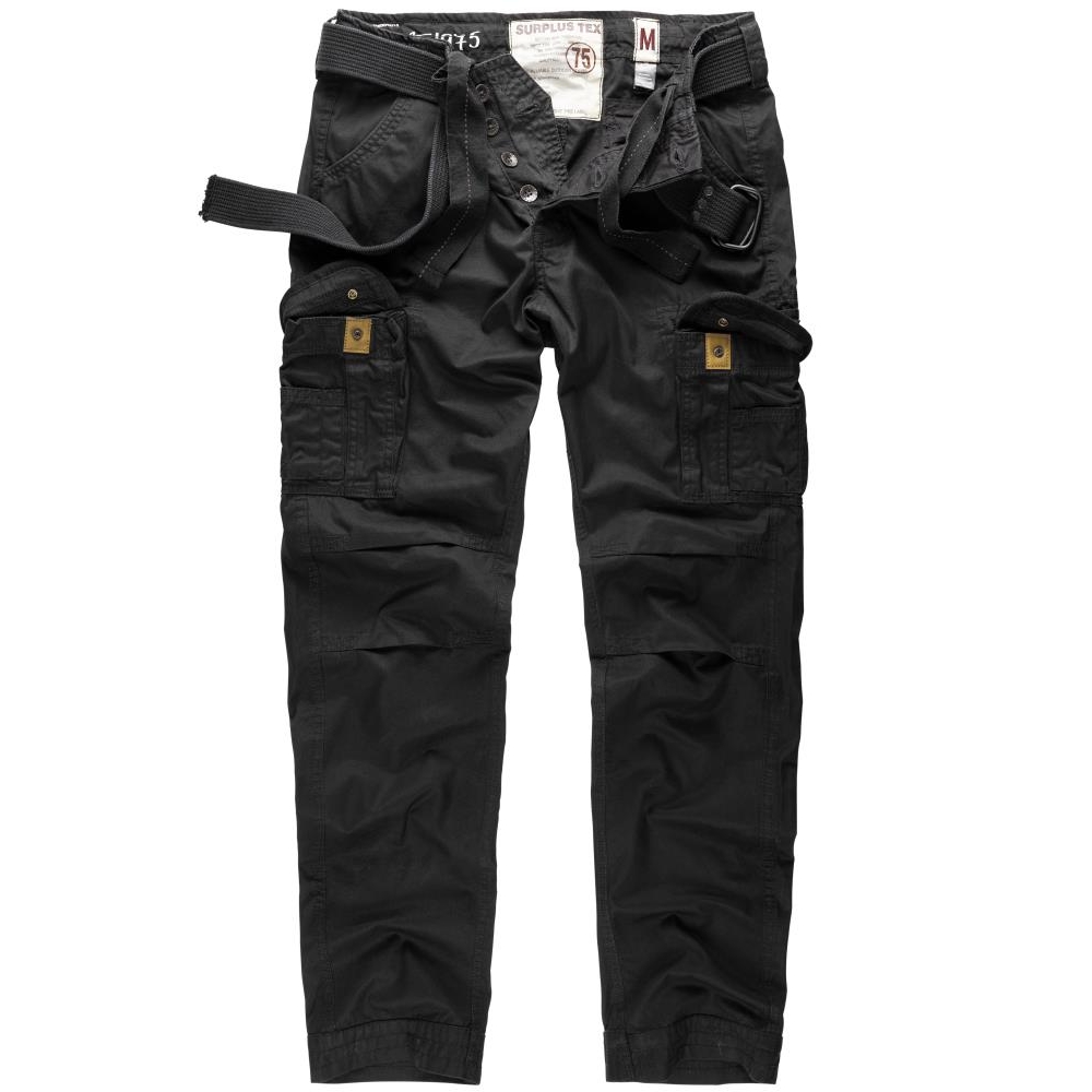 Kalhoty Premium Vintage Slimmy - černé, XL