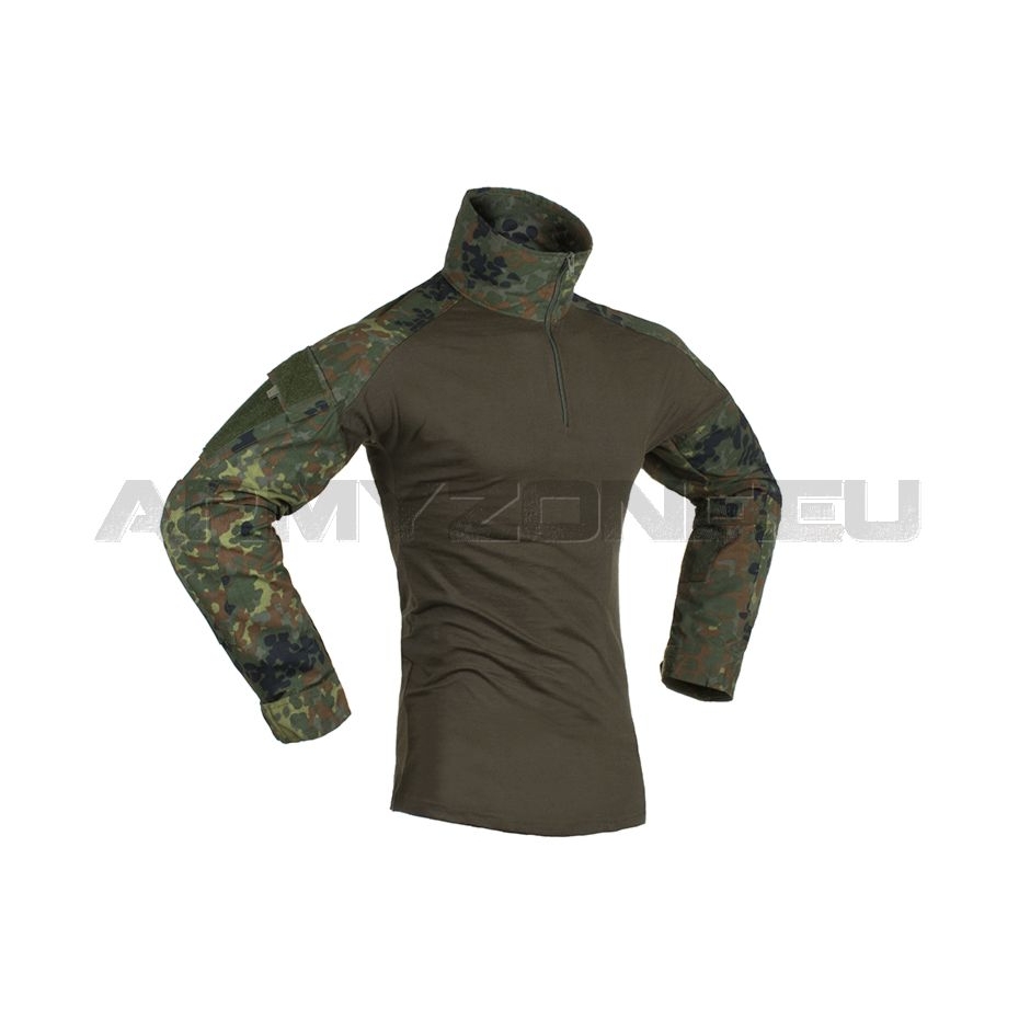 Taktická košile Invader Gear Combat - flecktarn, XL
