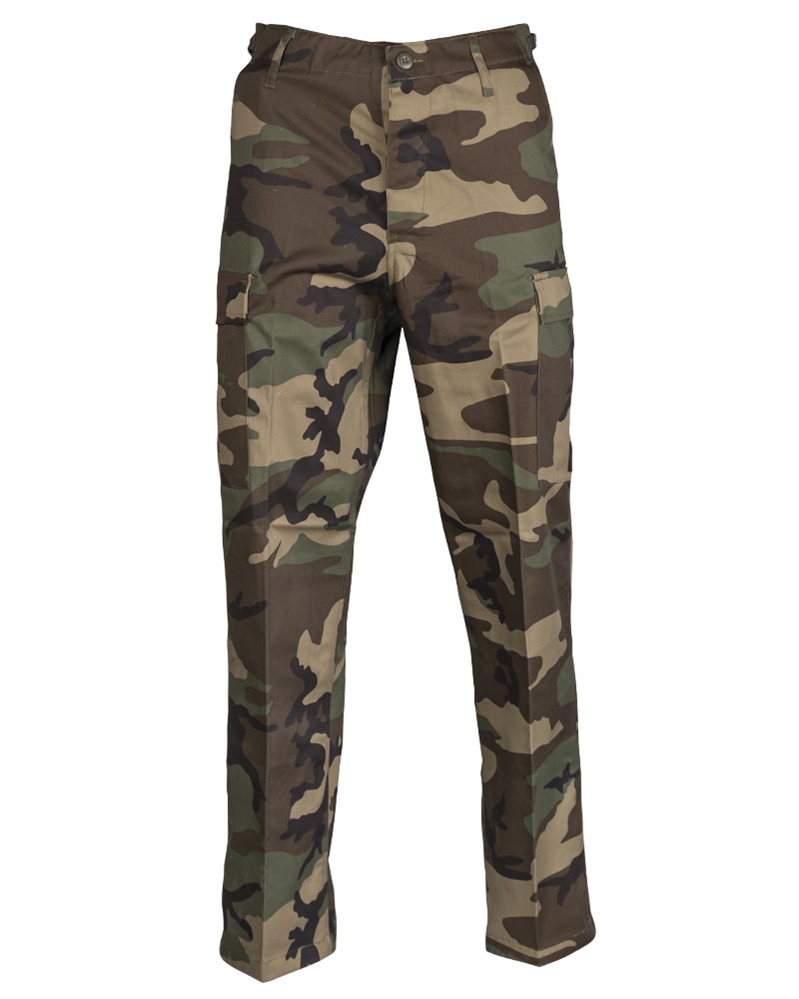 Kalhoty Mil-Tec BDU Ranger - woodland, XL