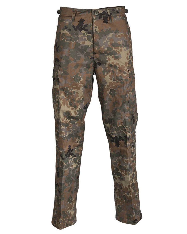 Kalhoty Mil-Tec BDU Ranger - flecktarn, XS