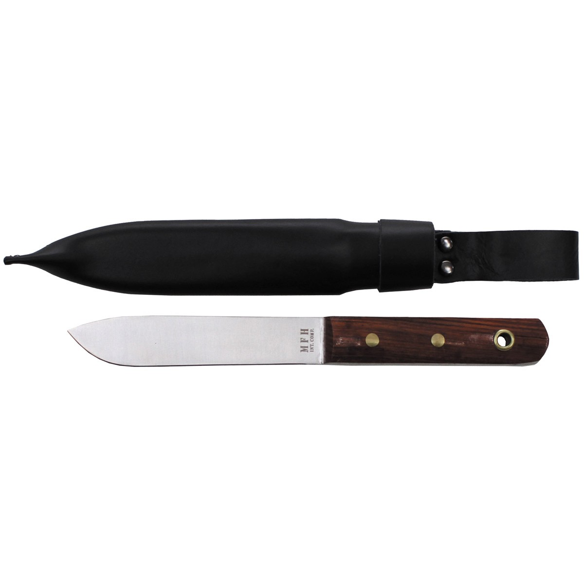 Nůž MFH BW Matrosen s dřevěnou rukojetí - hnědý-stříbrný (18+)
