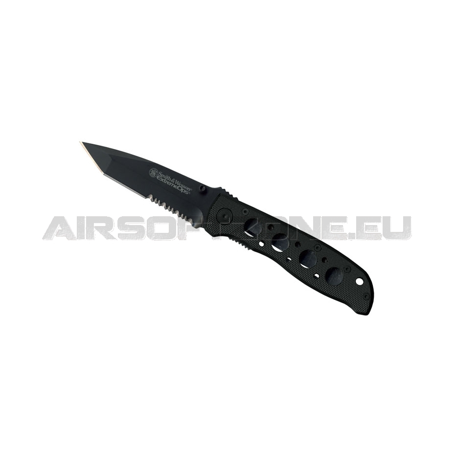 Nůž Smith & Wesson Extreme Ops CK5TBS Serrated Tanto Folder - černý (18+)