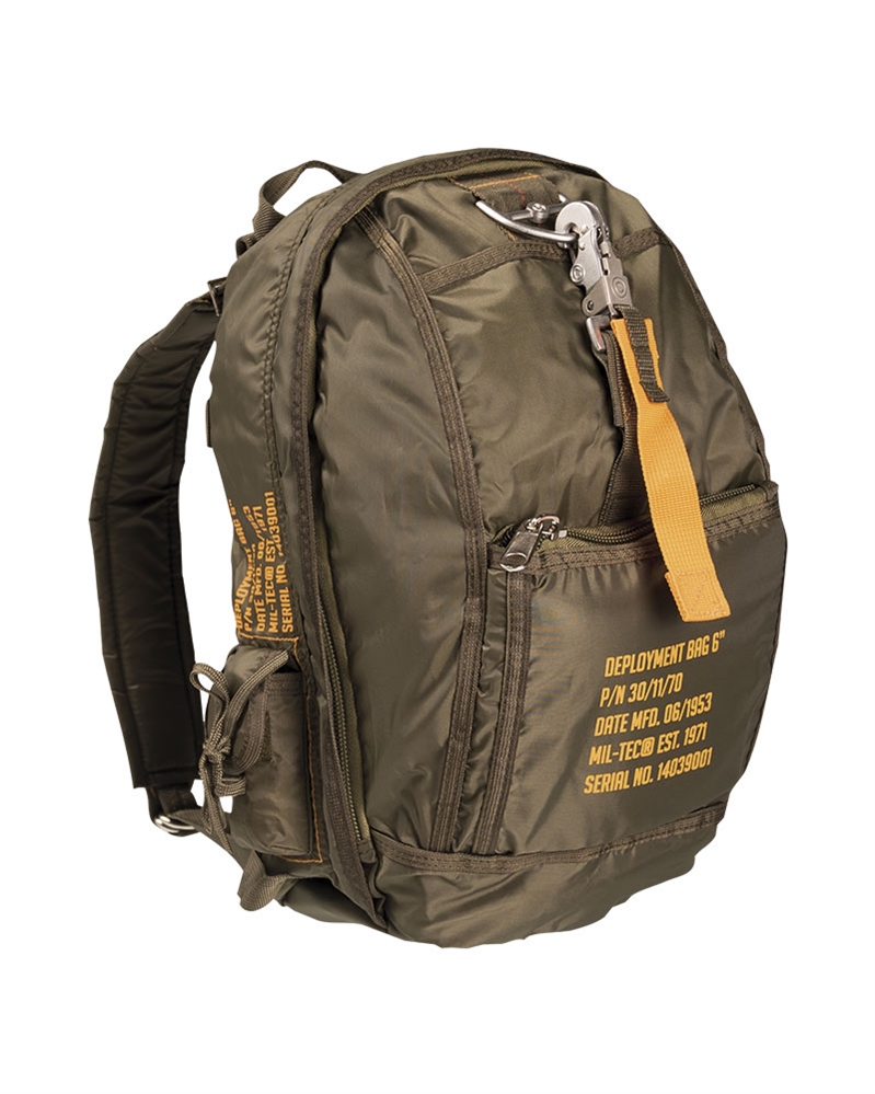 Batoh s karabinou Mil-Tec Deployment Bag 6 - olivový