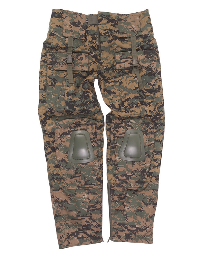 Kalhoty taktické Mil-Tec Warrior - digital woodland, XL