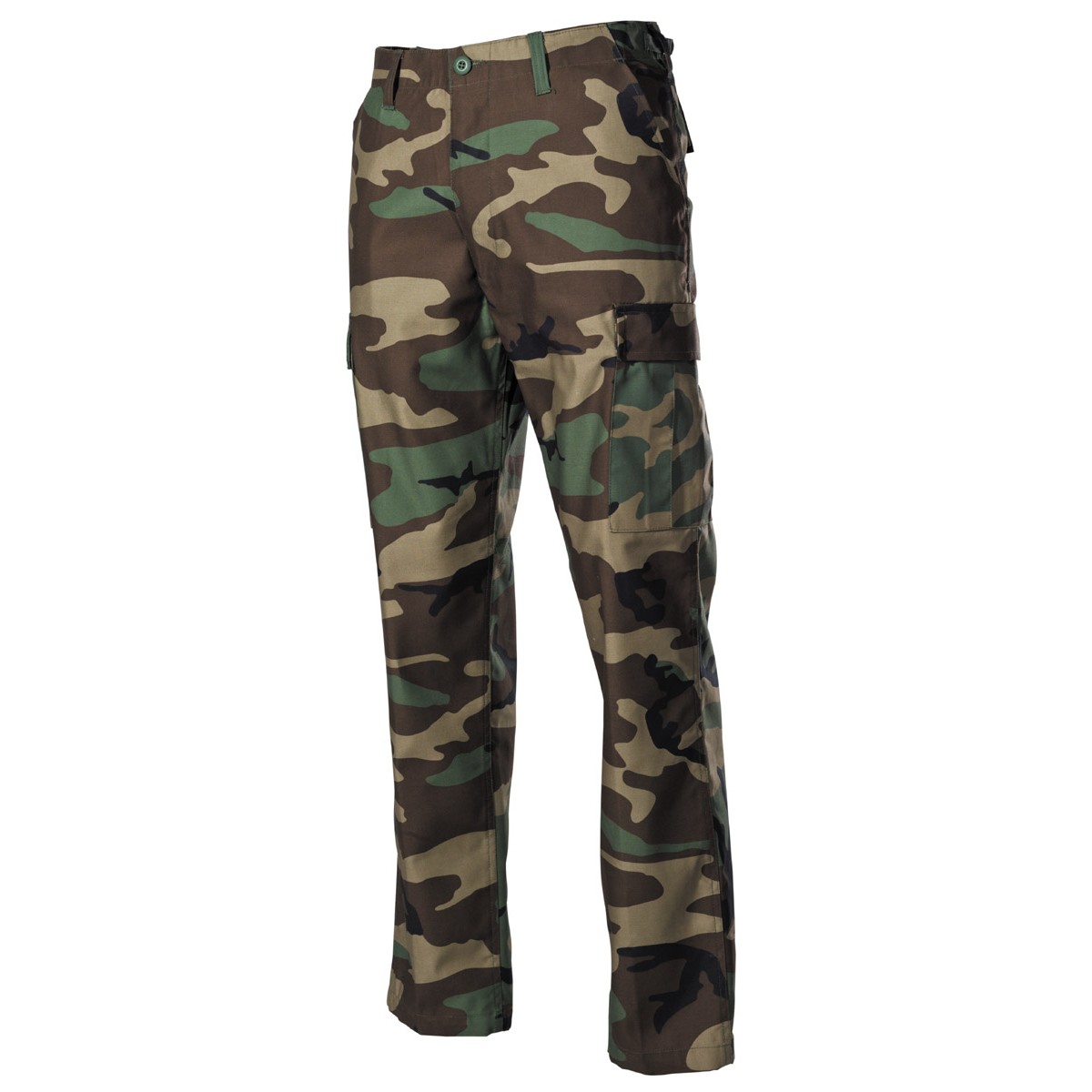 Kalhoty MFH US Ranger - woodland, XL