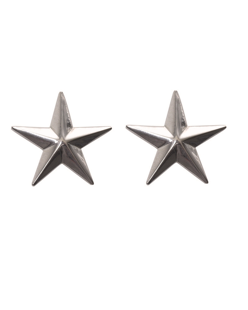 Odznak US 1 Star General 2 ks - stříbrný