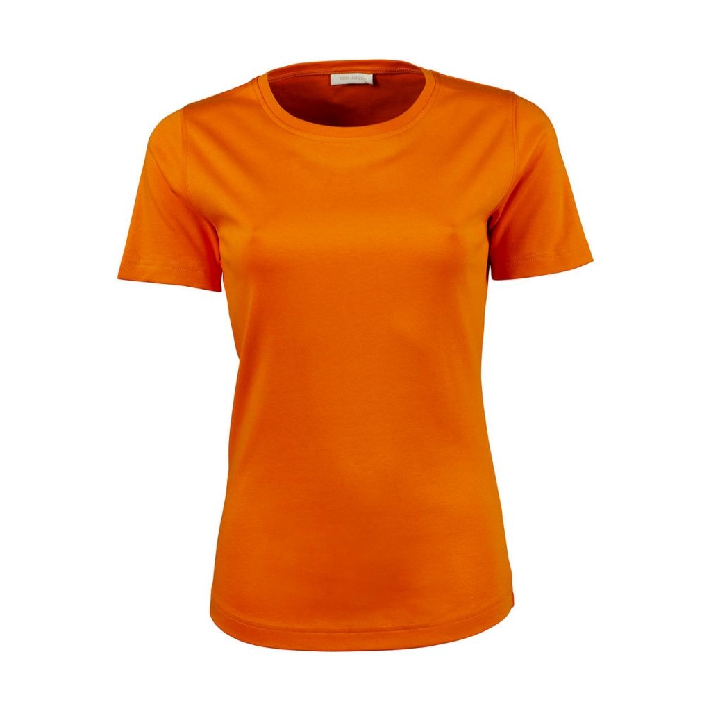 Triko dámské Tee Jays Interlock - oranžové, 3XL