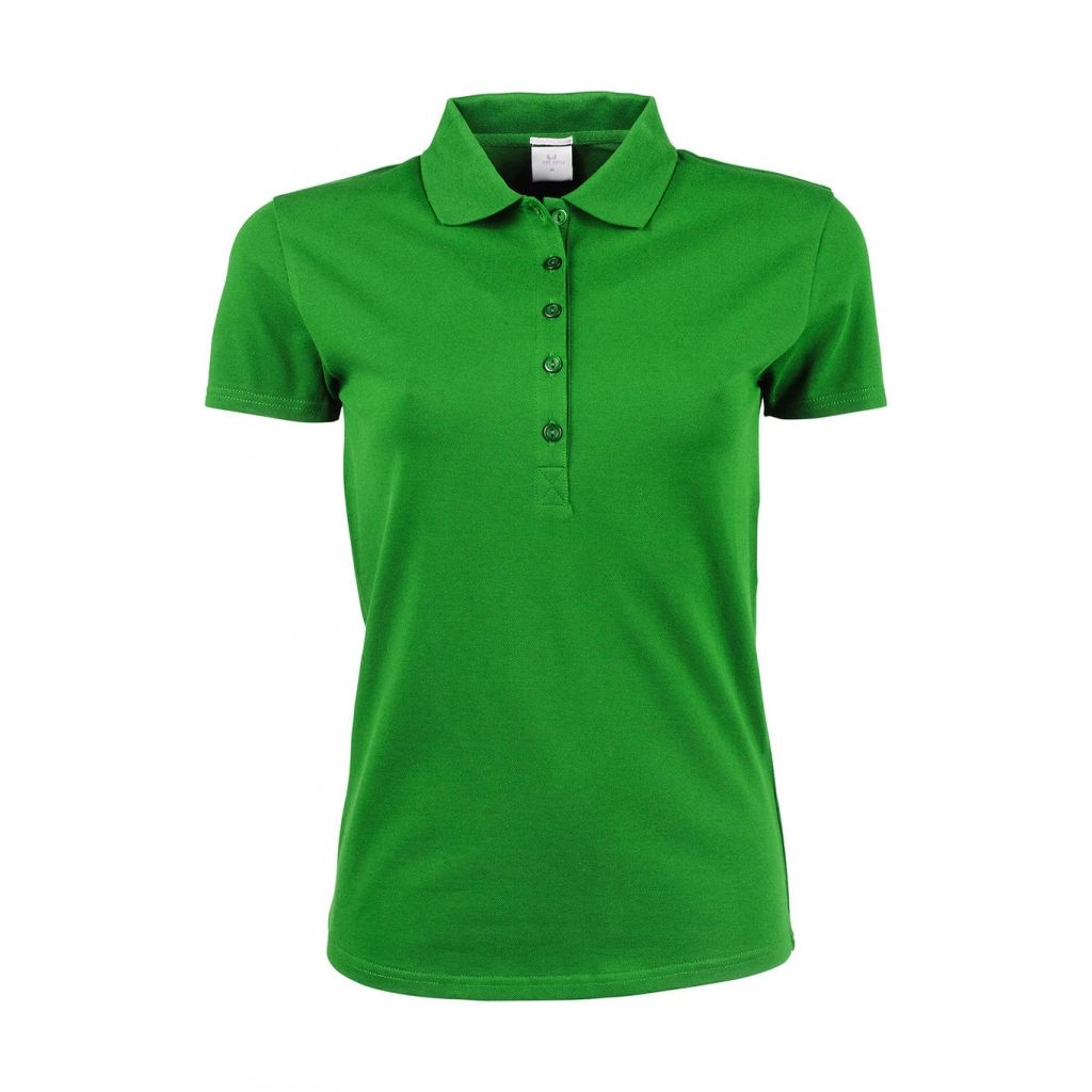 Polokošile dámská Tee Jays Luxury Stretch - světle zelená, XL