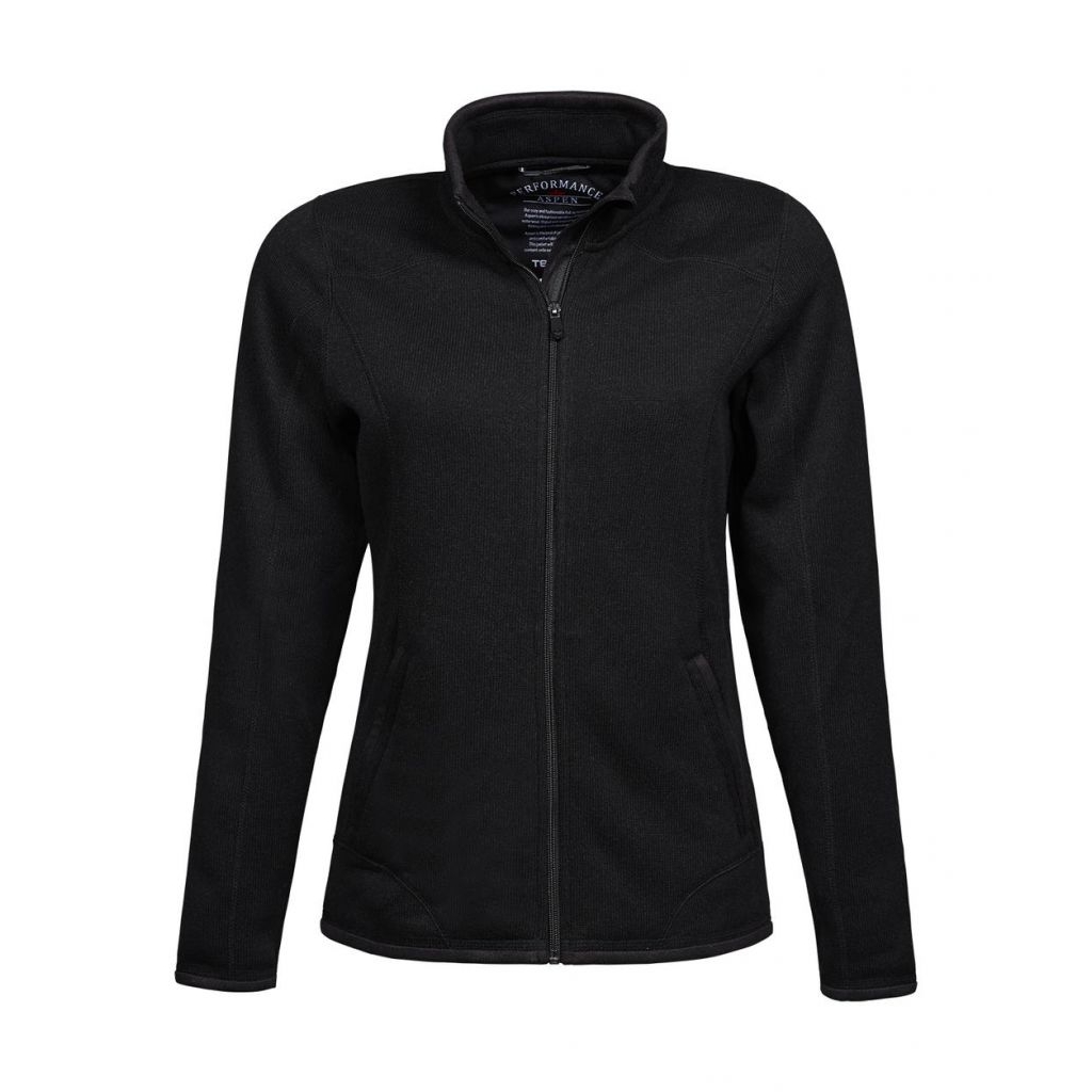 Dámská fleecová bunda Tee Jays Aspen - černá, XL