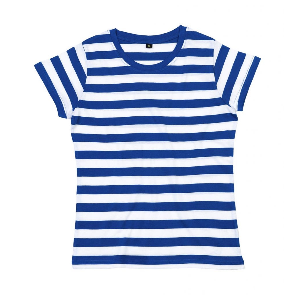 Pruhované triko Mantis Lines Ladies - modré-bílé, XL