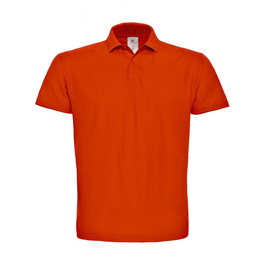 Polokošile B&C Piqué - oranžová, XL