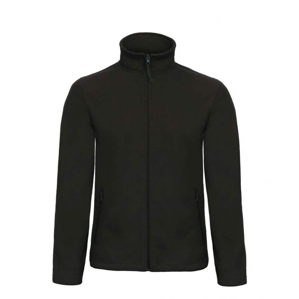 Mikina pánská B&C Micro Fleece - černá, XL