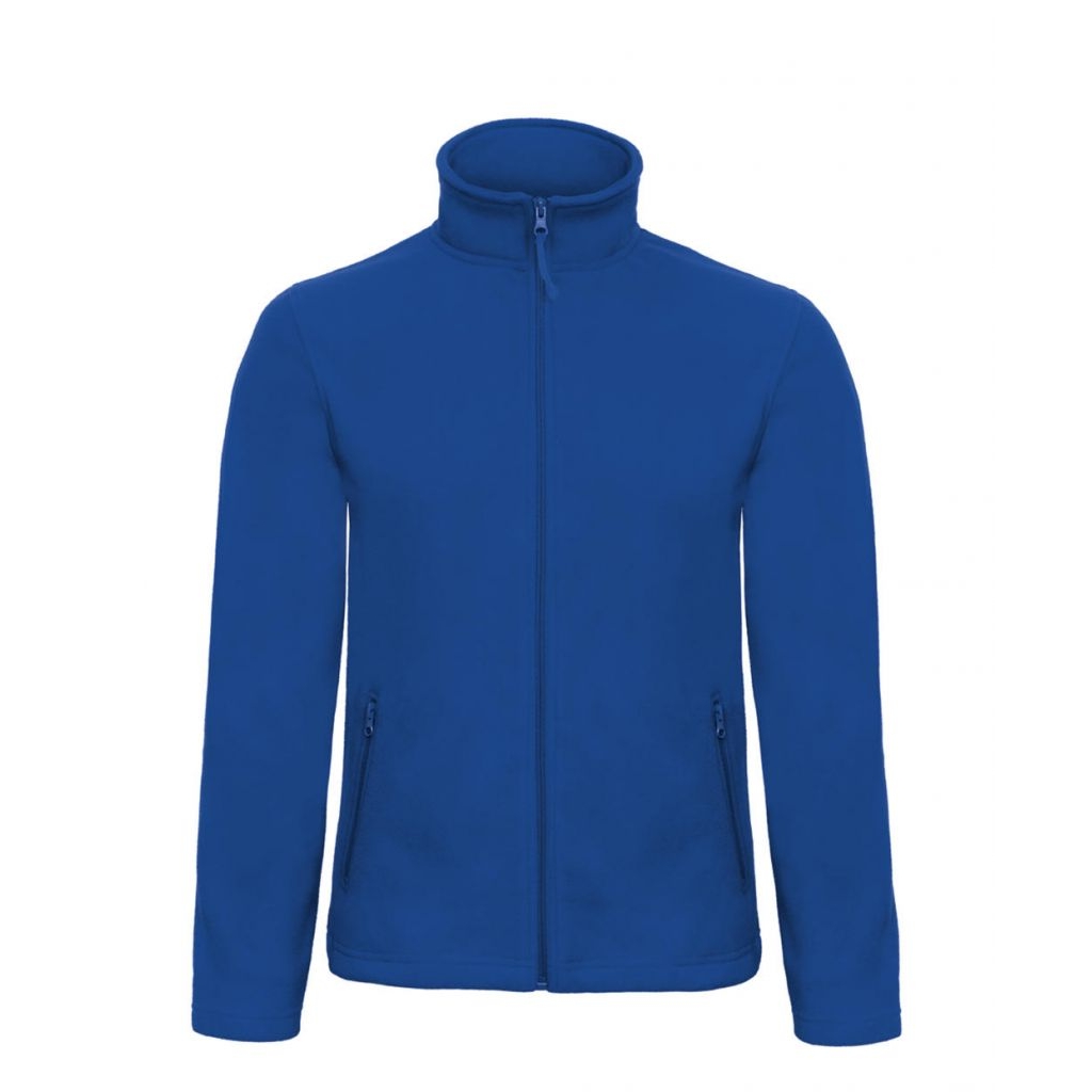 Mikina pánská B&C Micro Fleece - modrá, XL