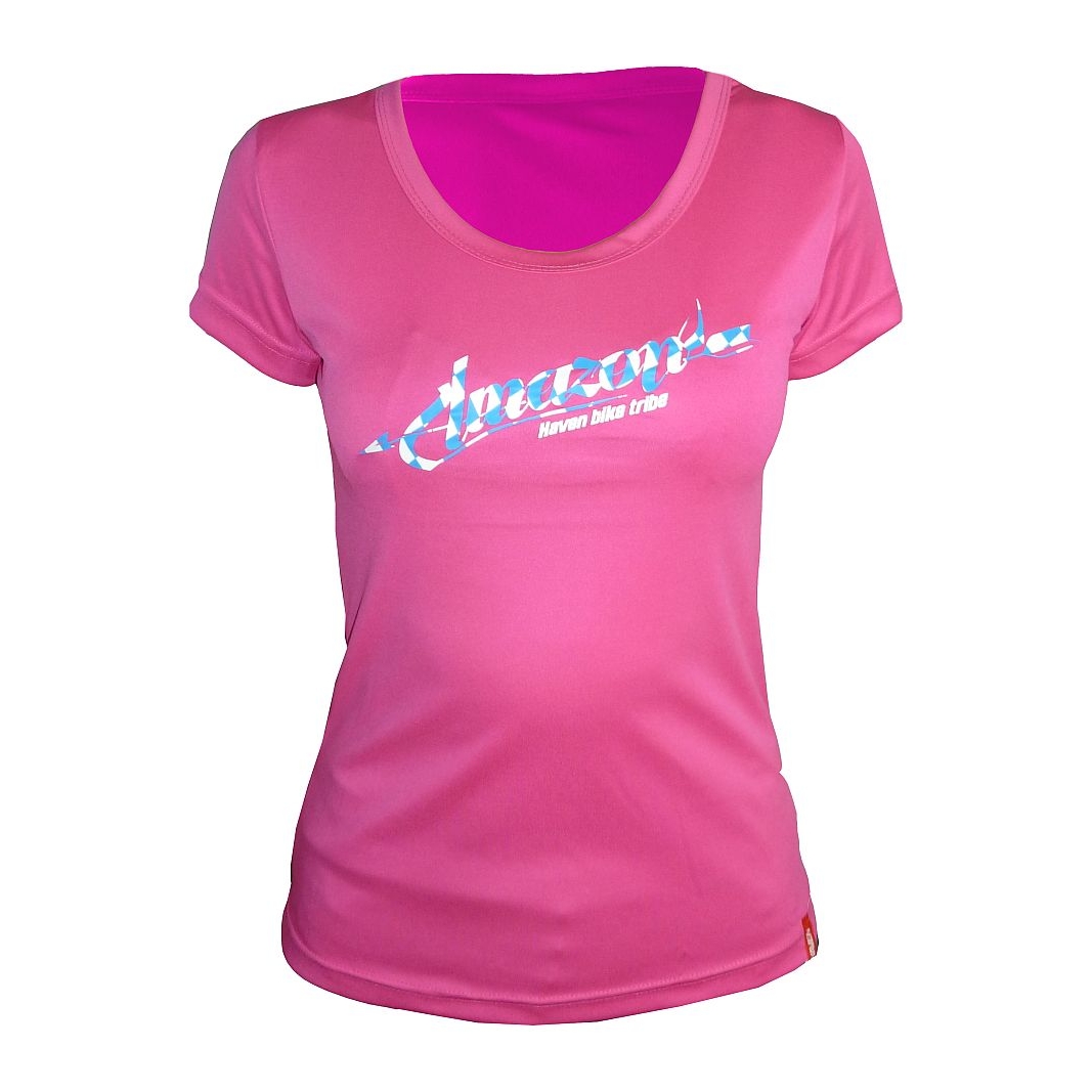 Tričko s krátkým rukávem Haven Amazon - růžové-modré, XL