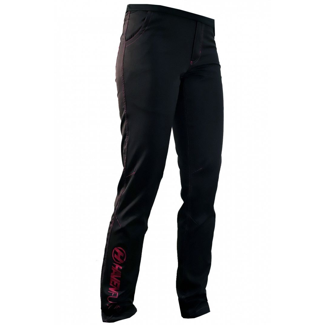 Kalhoty unisex Haven Futura - černé-růžové, XL
