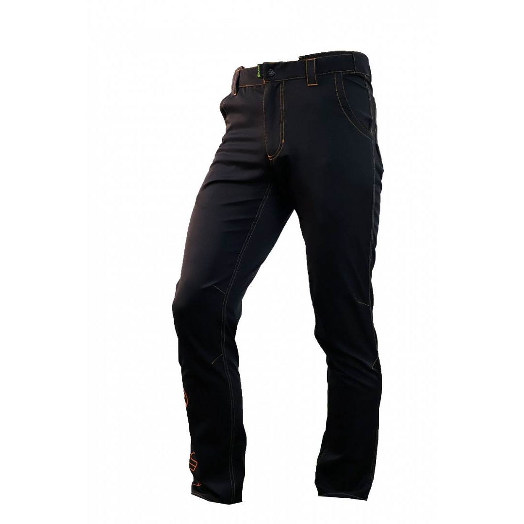 Kalhoty unisex Haven Futura - černé-oranžové, 3XL