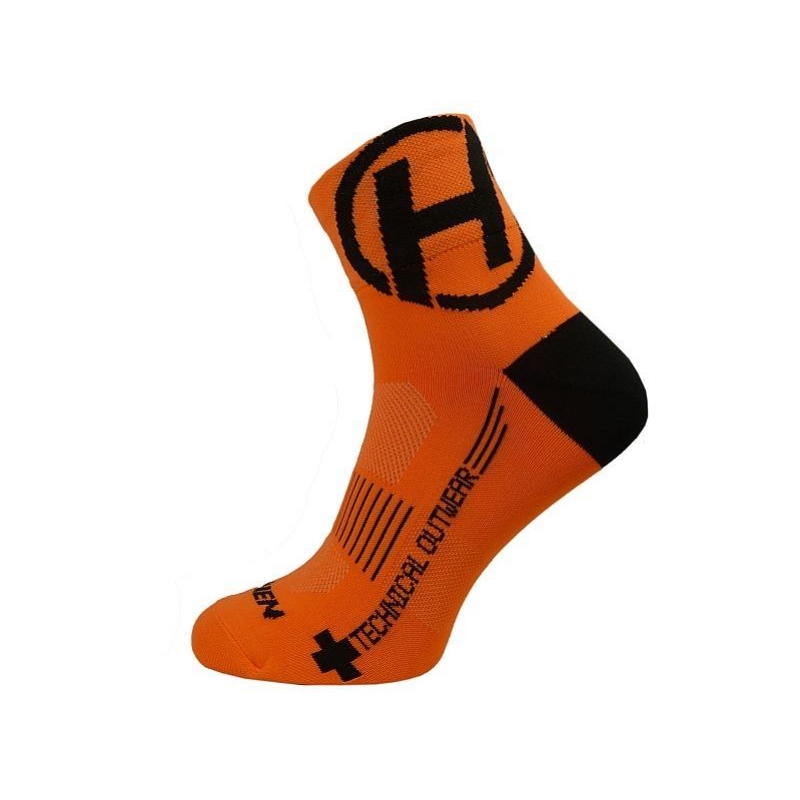 Ponožky Haven Lite Neo 2 páry - oranžové-černé, 6-7