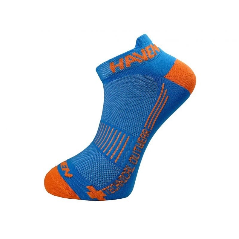 Ponožky Haven Snake Neo 2 páry - modré-oranžové, 4-5