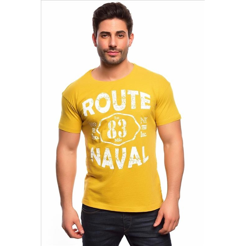 Tričko Spartans History Route Naval - žluté, L