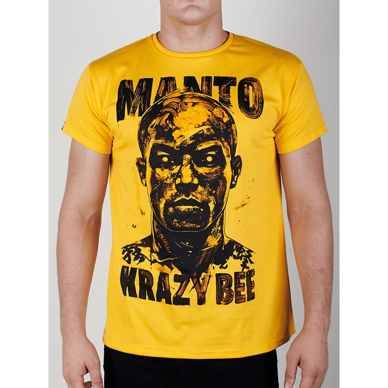 Tričko Manto Krazy Bee - žluté, XXL