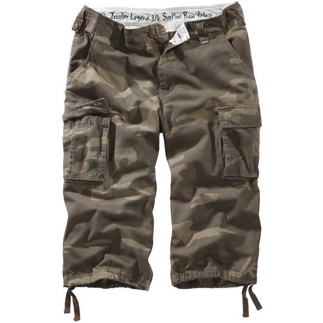 3/4 kalhoty Trooper Legend - woodland, XL