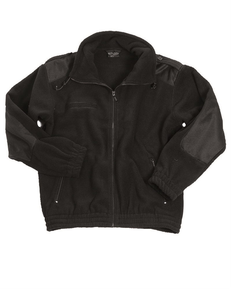 Fleece bunda Mil-Tec Cold Weather - černá, XL