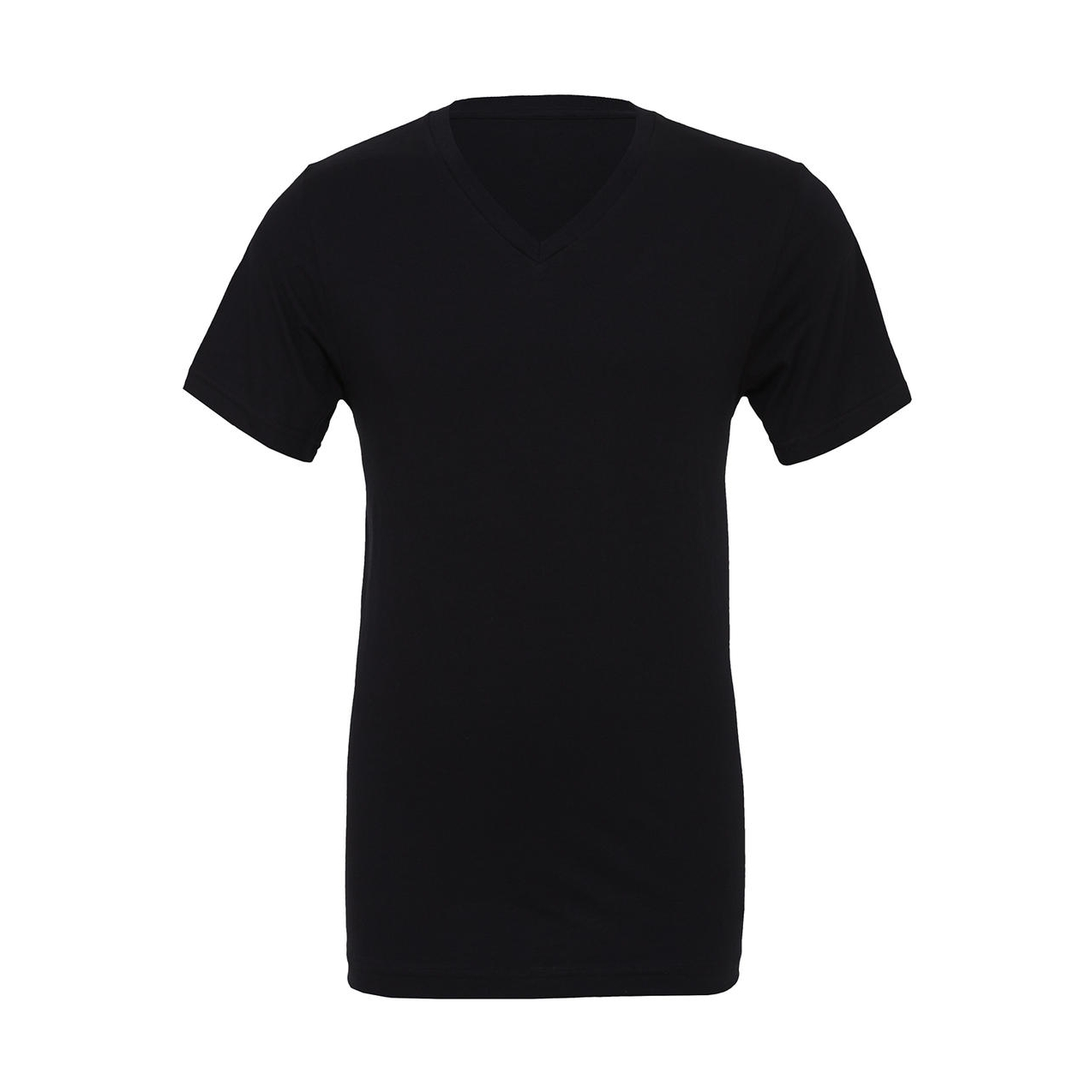 Tričko Bella Jersey V-Neck - černé, XL