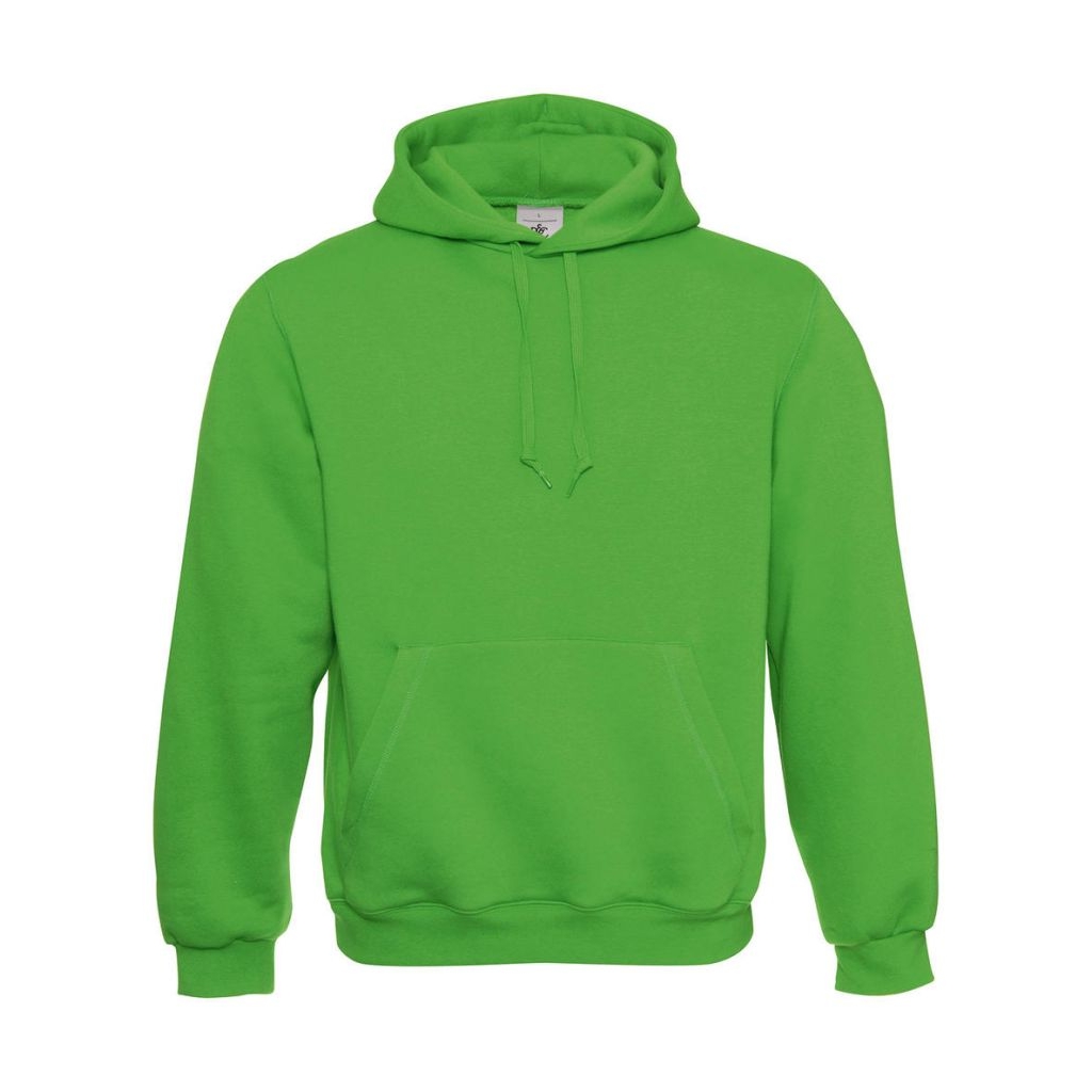 Mikina B&C Standard Hooded - zelená, XXL