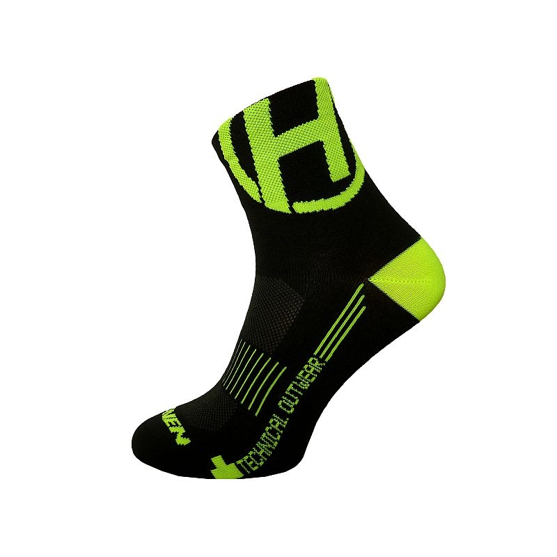 Ponožky Haven Lite Neo 2 páry - černé-žluté, 1-3