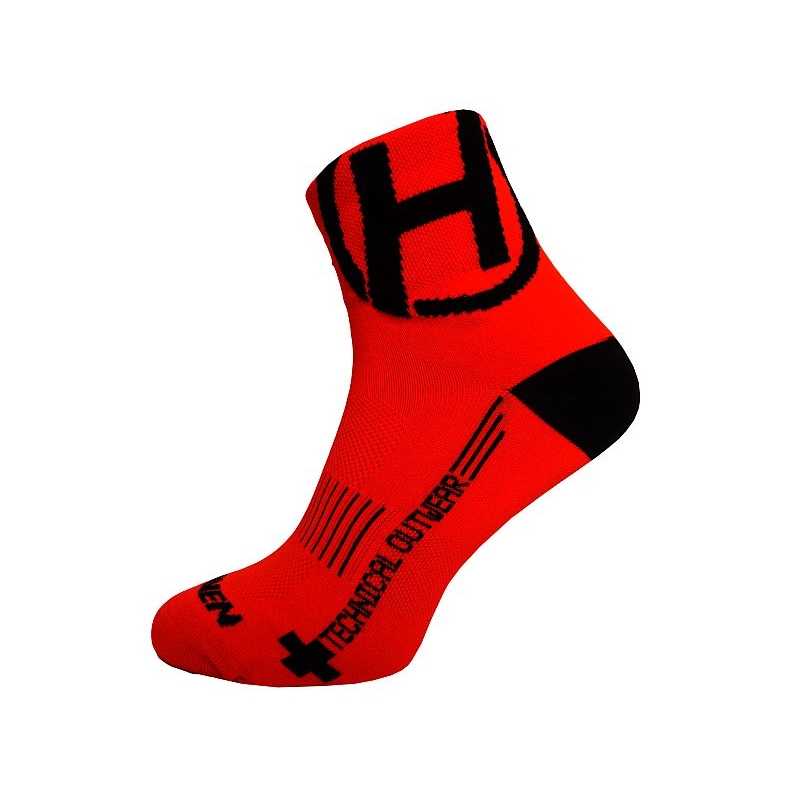 Ponožky Haven Lite Neo 2 páry - červené-černé, 1-3