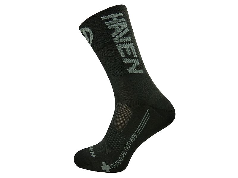 Ponožky Haven Lite Neo Long 2 páry - černé-šedé, 10-12