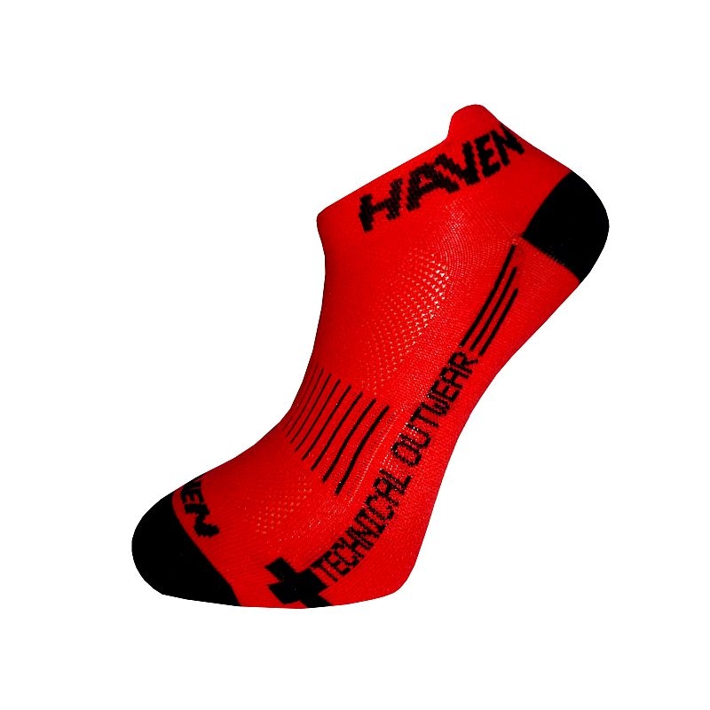 Ponožky Haven Snake Neo 2 páry - červené-černé, 8-9
