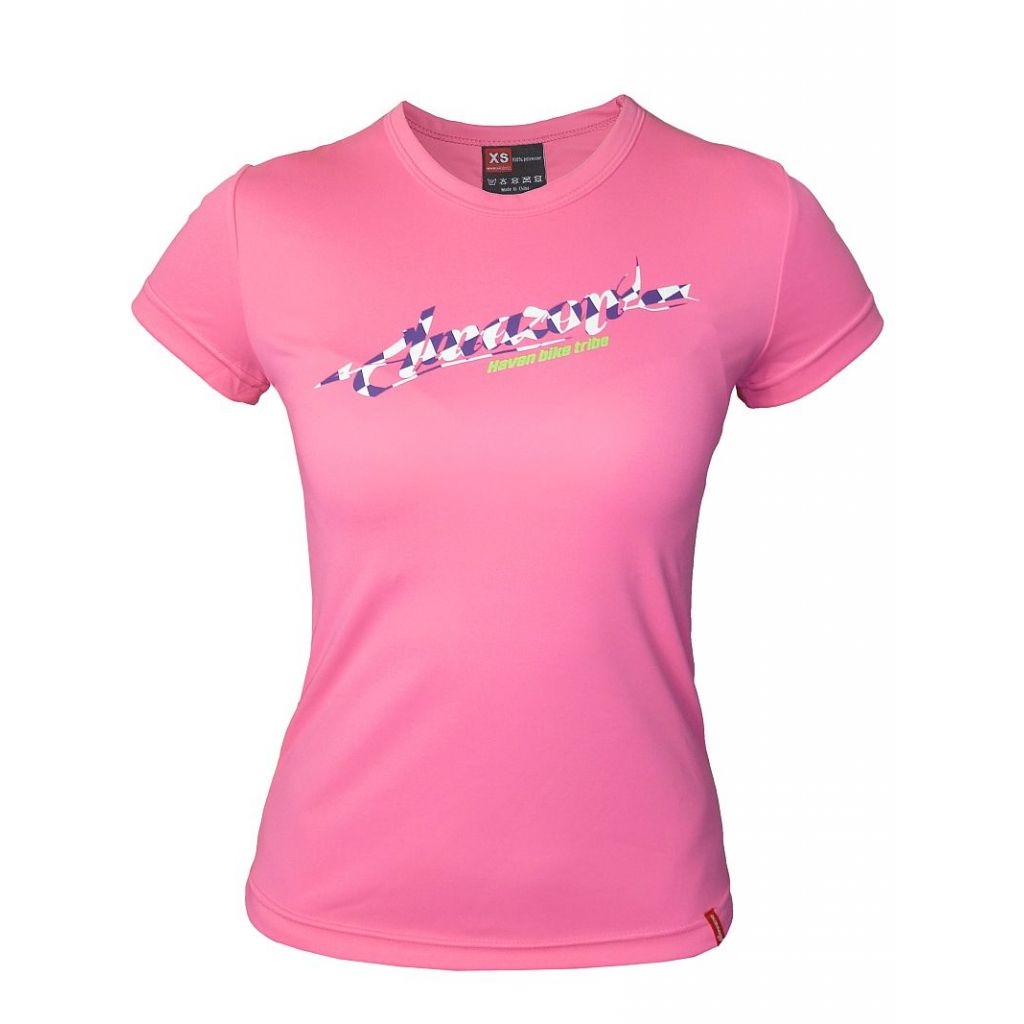 Tričko s krátkým rukávem Haven Amazon - růžové-bílé, XL