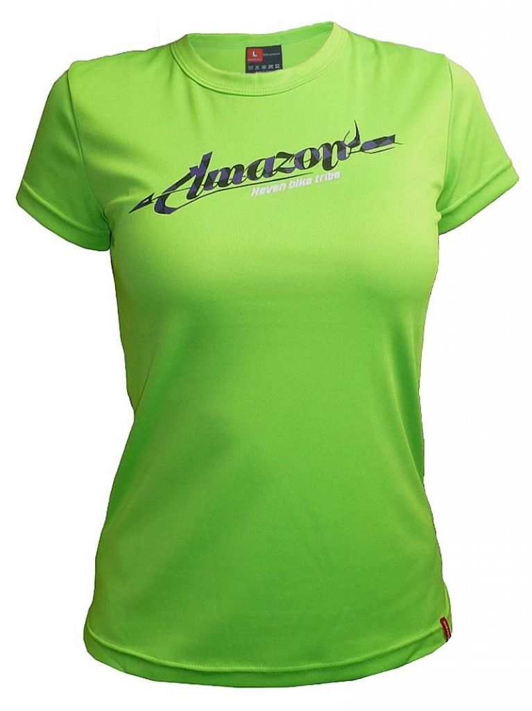 Tričko s krátkým rukávem Haven Amazon - zelené-fialové, S