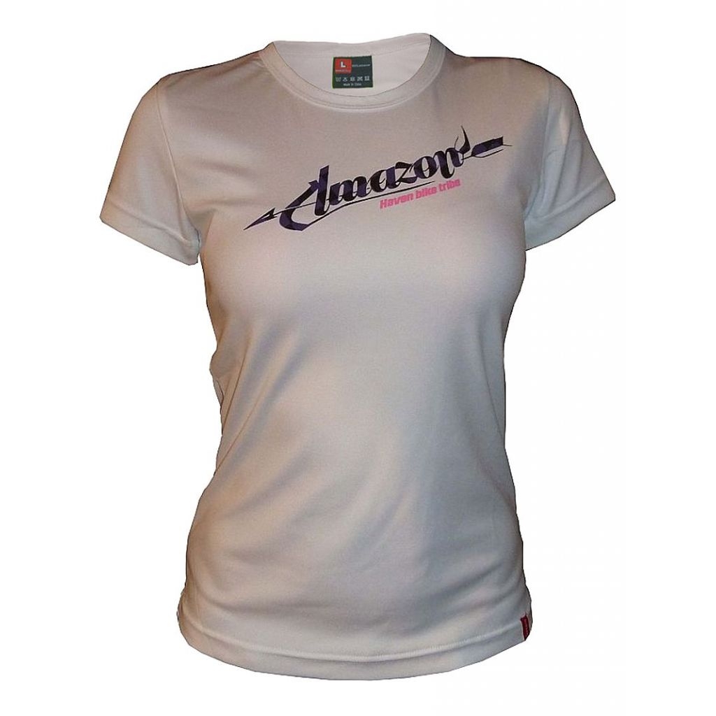 Tričko s krátkým rukávem Haven Amazon - bílé-fialové, XL