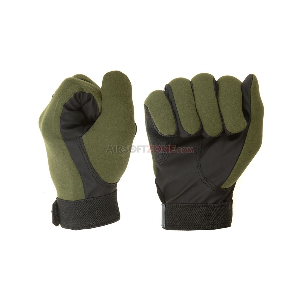 Rukavice Invader Gear All Weather Shooting Gloves - olivové, L