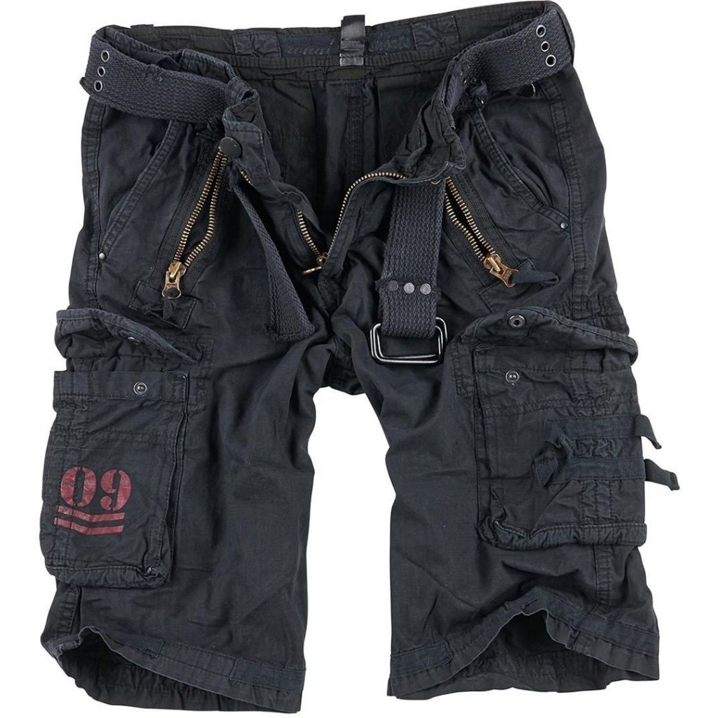 Kraťasy Surplus Royal Shorts - černé, XL