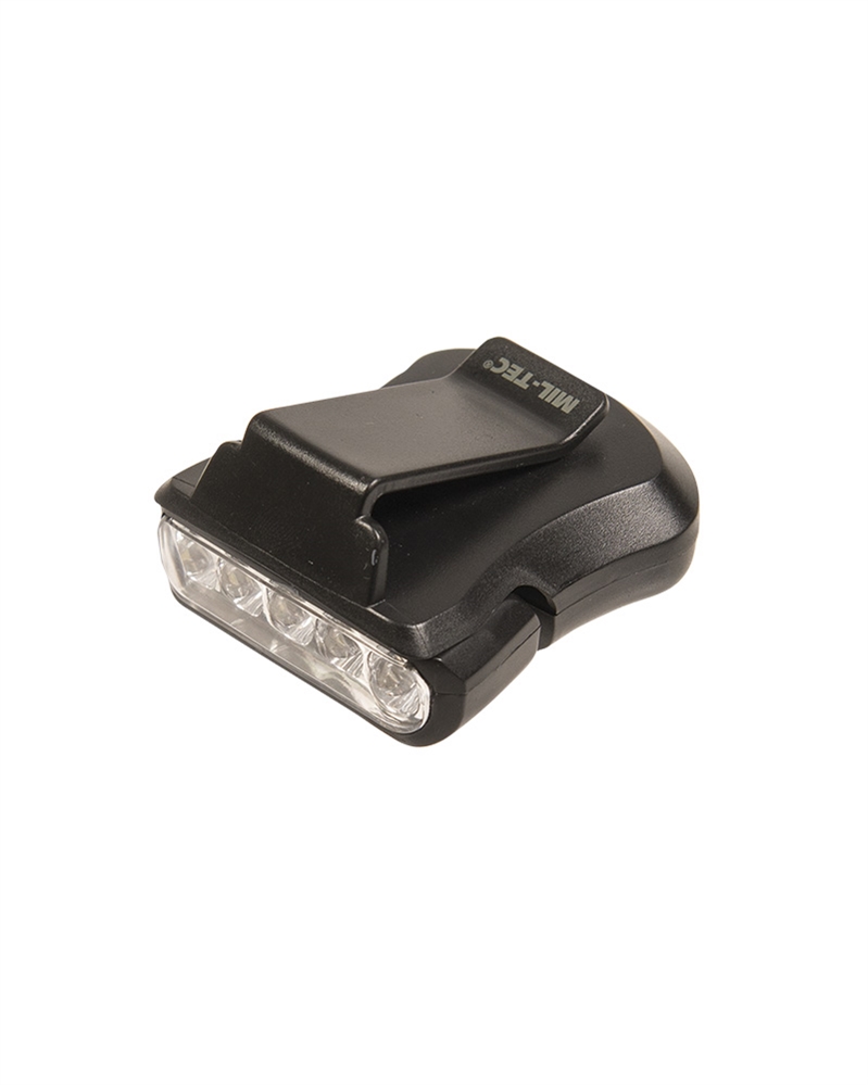 Svítilna Mil-Tec 5 LED na kšilt - černá
