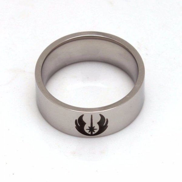Ocelový prsten Star Wars Jedi
