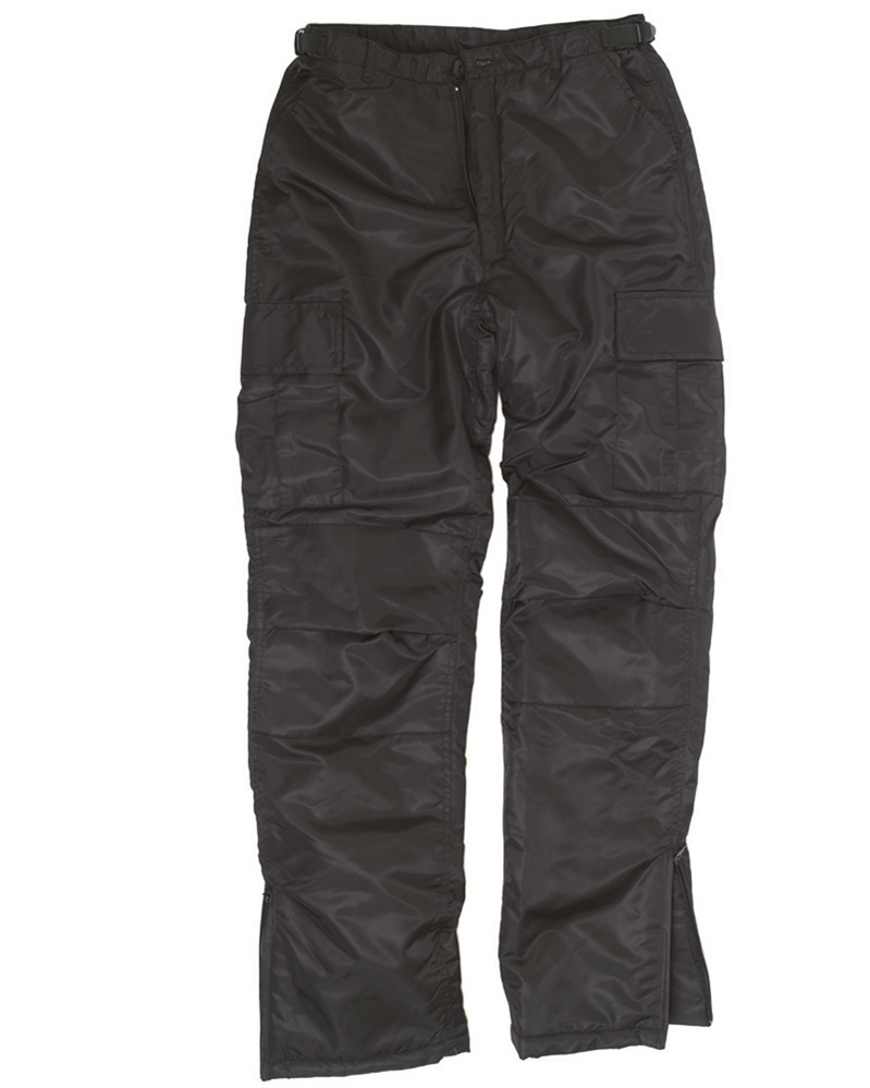 Kalhoty zateplené Mil-Tec US MA1 Thermo - černé, XL