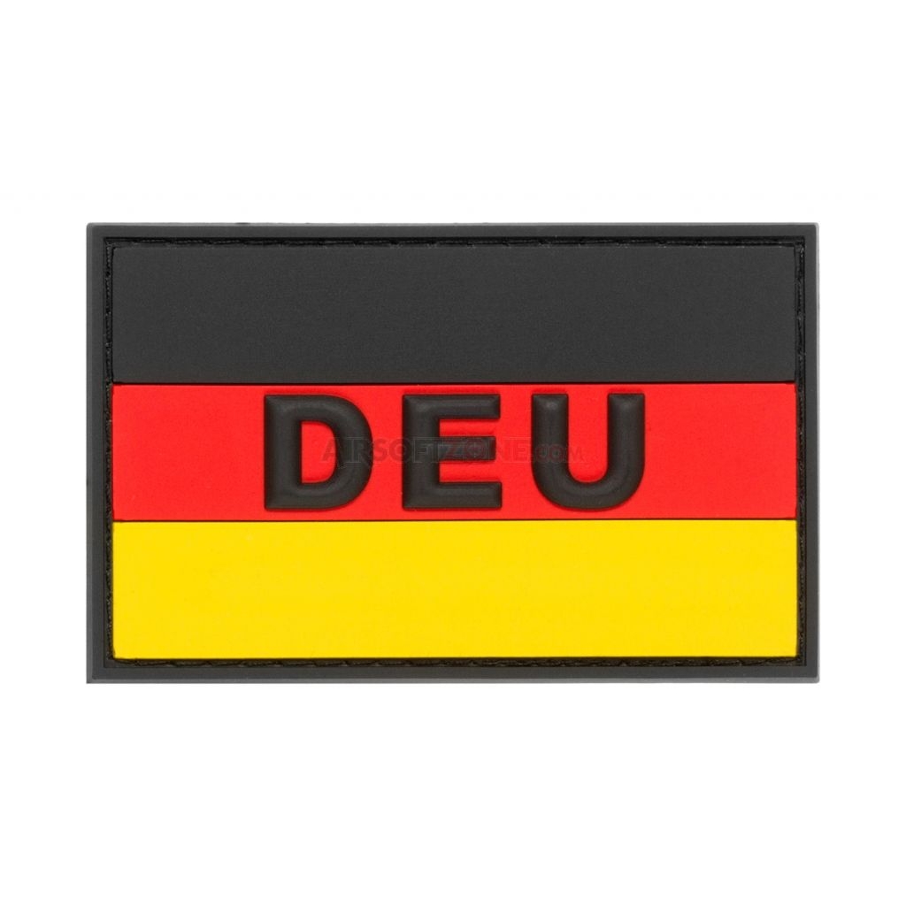 Gumová nášivka Jackets to Go vlajka Německo - barevná