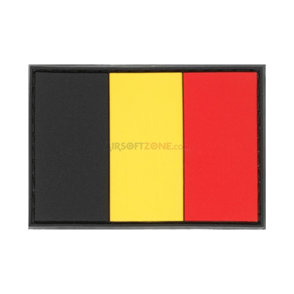Gumová nášivka Jackets to Go vlajka Belgie - barevná