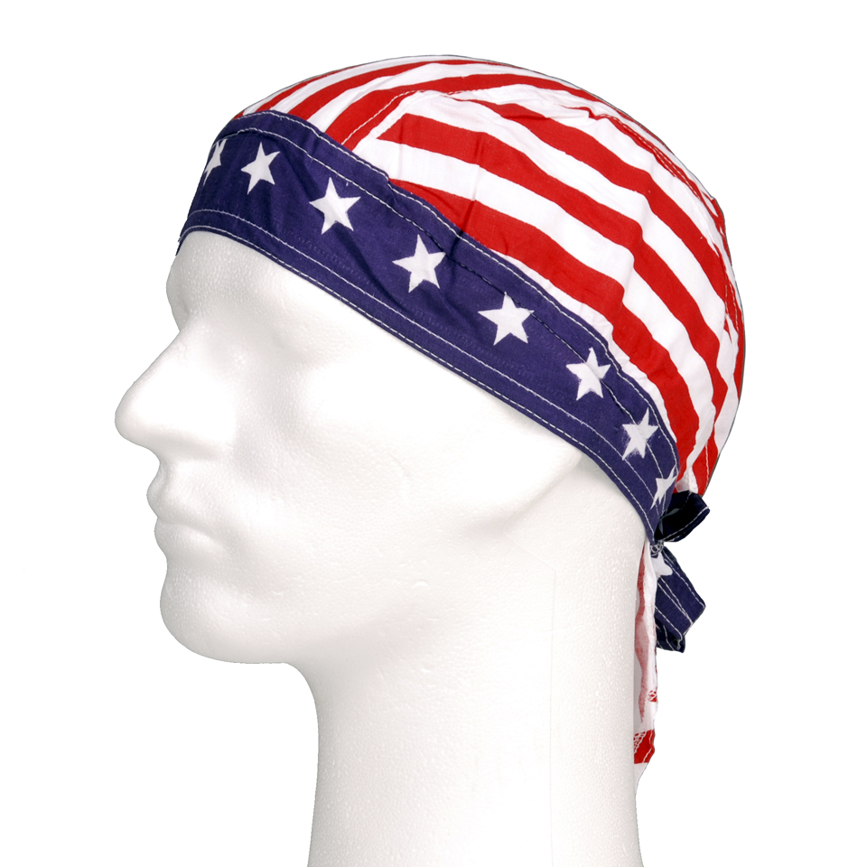Headwrap Fostex USA Stripes - barevný