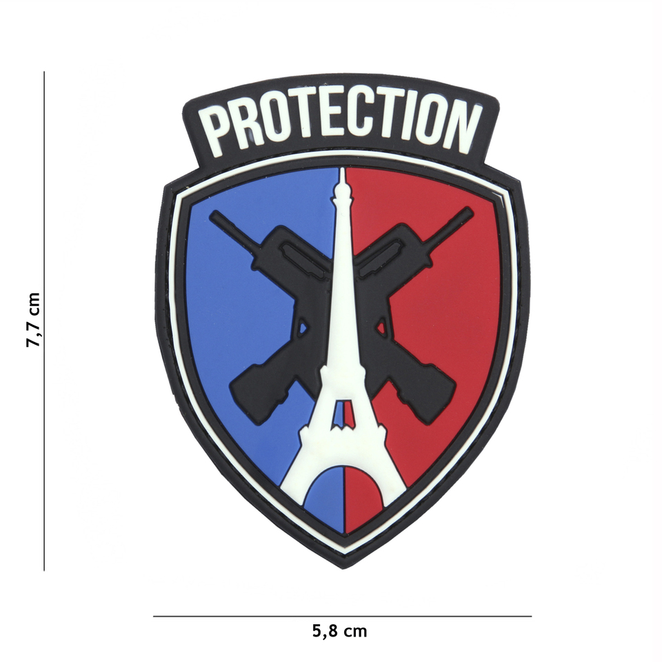 Gumová nášivka 101 Inc Paris Protection - barevná