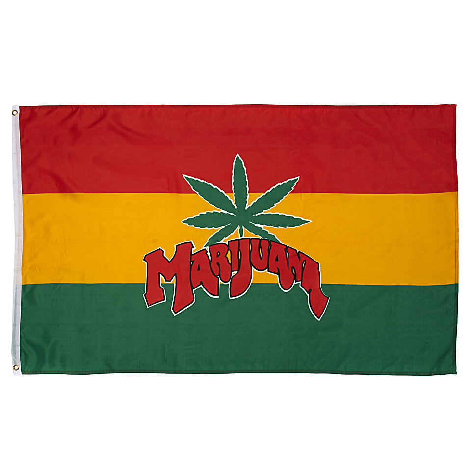 Vlajka Fostex Marijuana 1,5x1 m