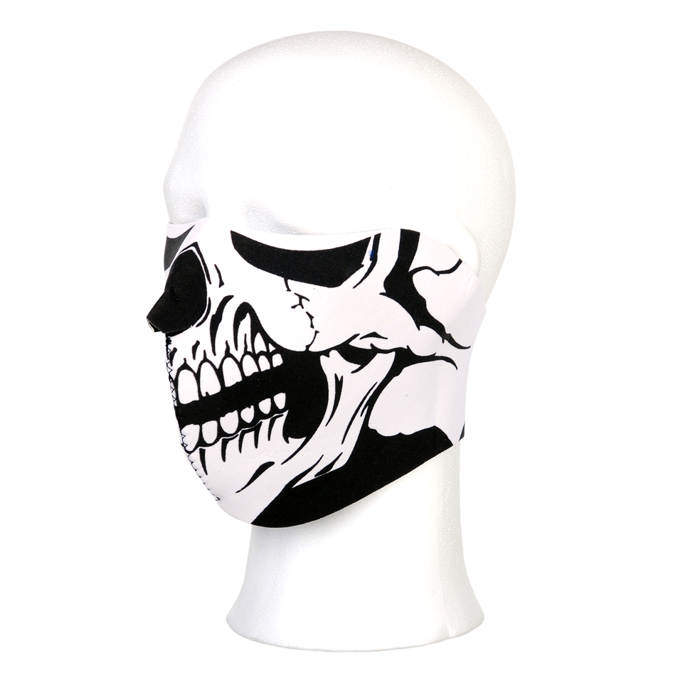Maska Fostex Half Skull - černá
