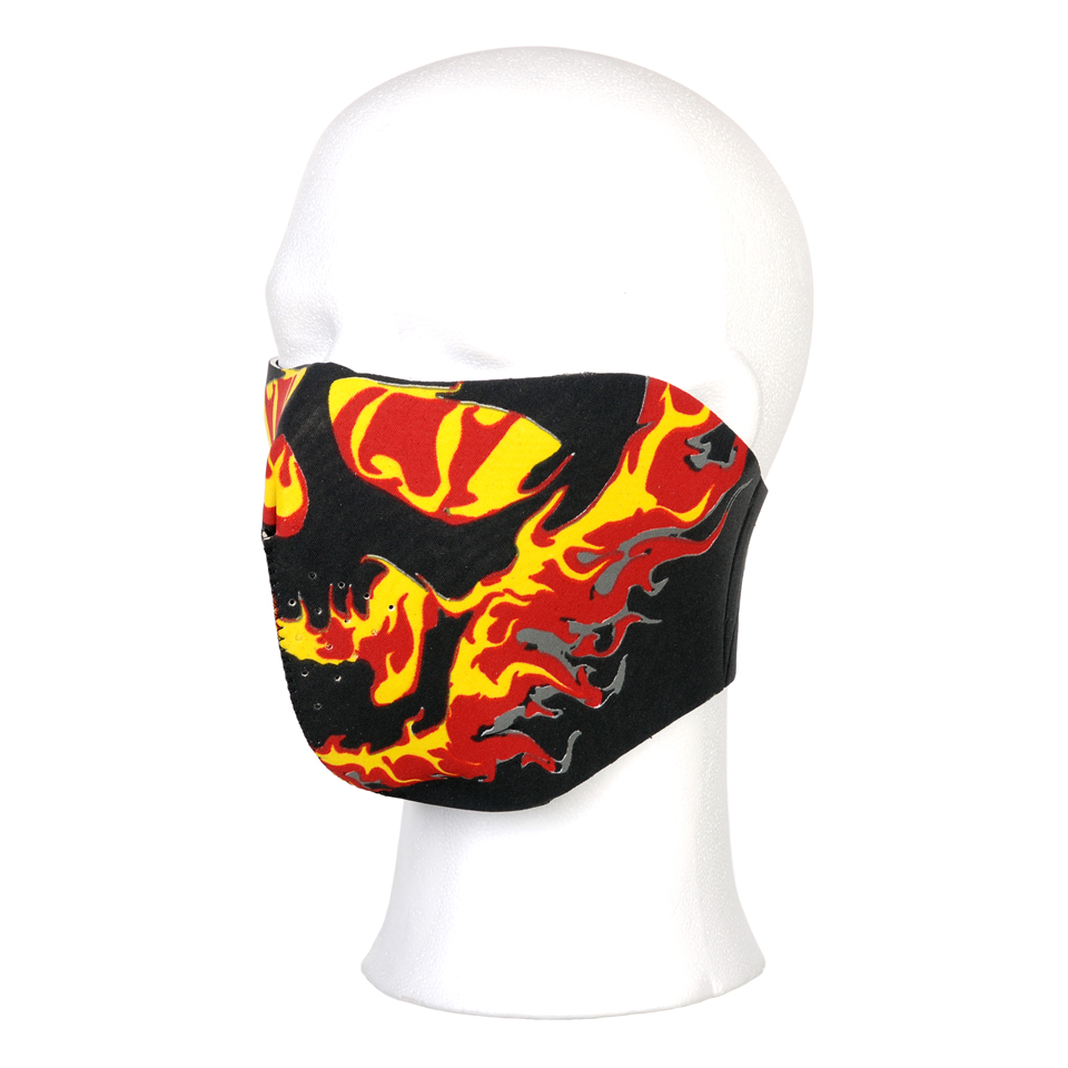 Maska Fostex Half Flames - černá