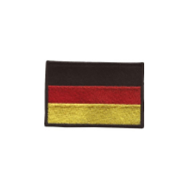 Nášivka Německá vlajka 4,2x3,2 cm suchý zip - barevná