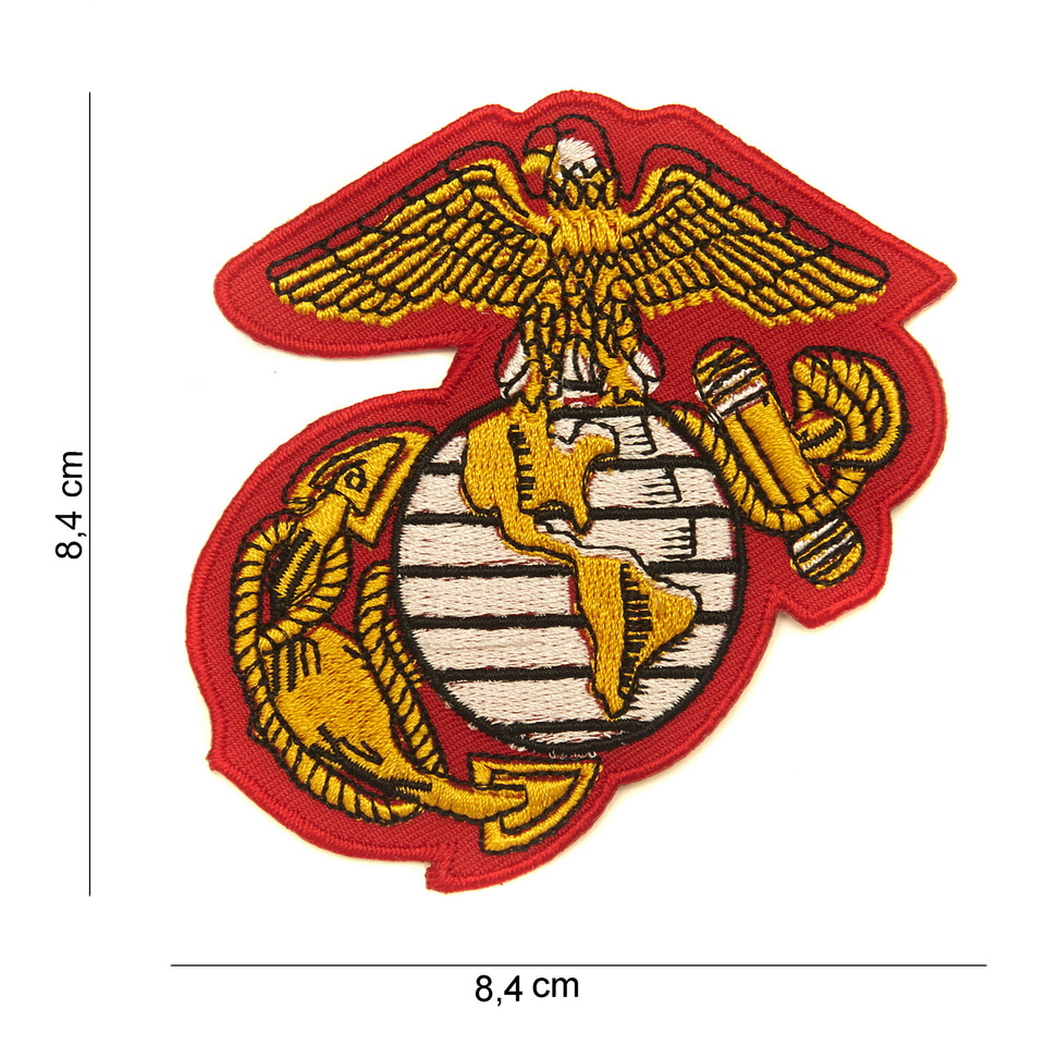 Nášivka textilní 101 Inc US Marine Corps - barevná